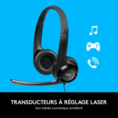 Logitech USB Headset H390-3